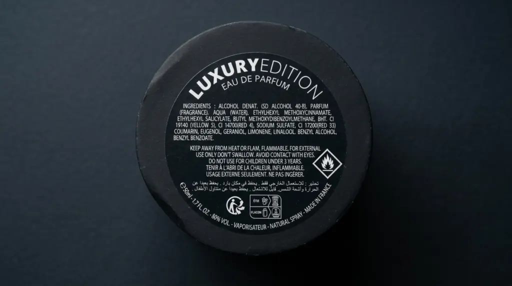 LOT DE 100 PARFUMS Kamrah Luxury Edition Paris